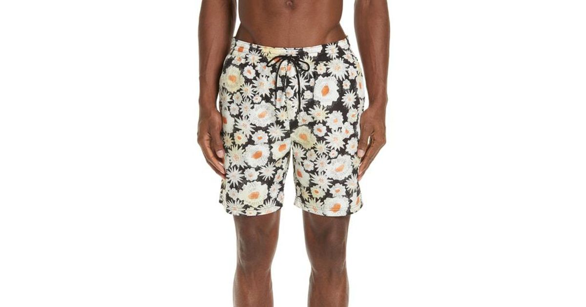 black burberry swim trunks