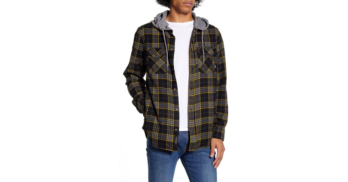 vans parkway hooded flannel