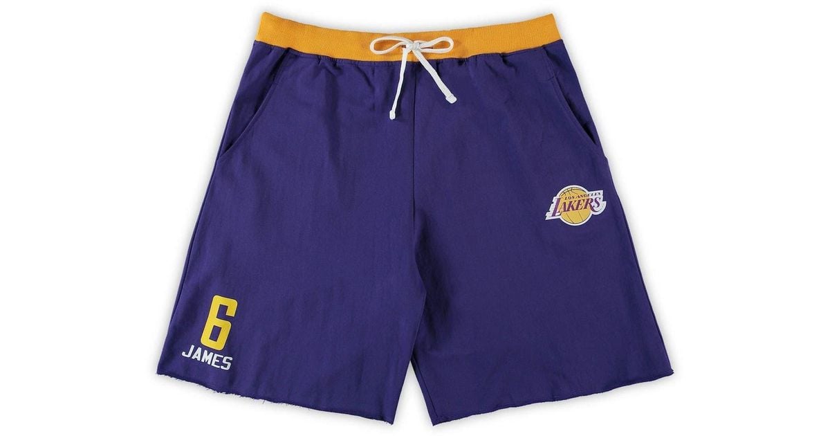 Big and 2024 tall lakers shorts