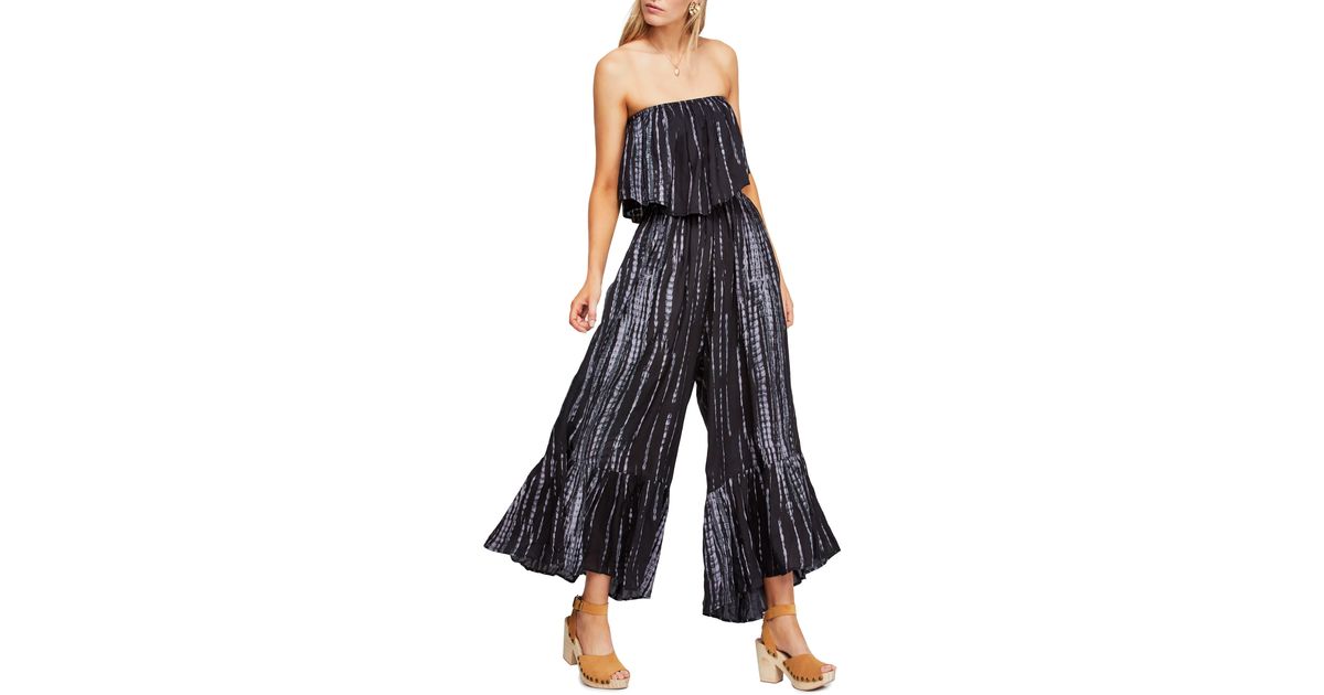 free people summer vibes strapless jumpsuit