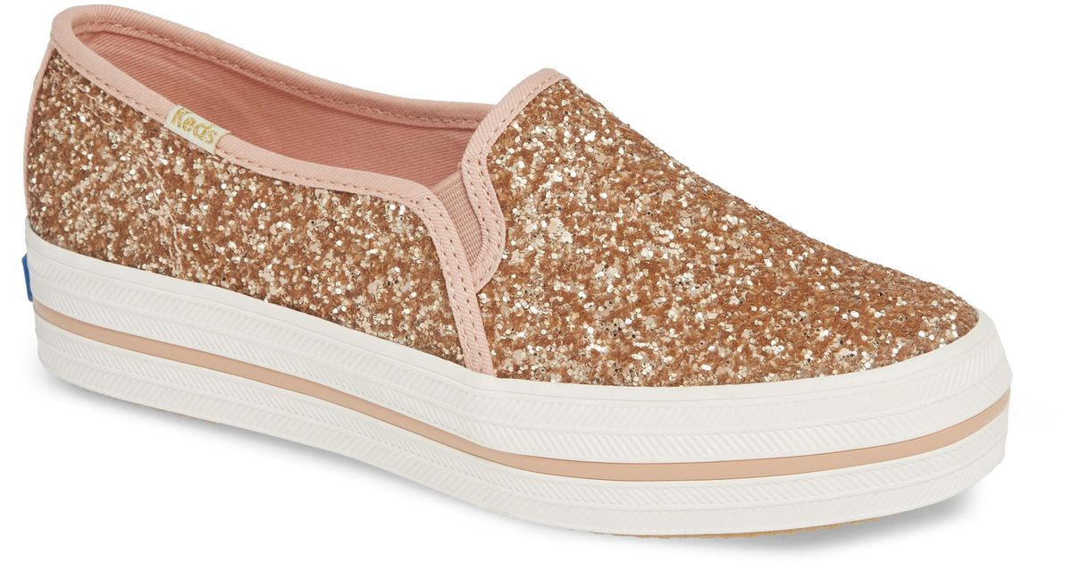 kate spade keds triple decker glitter