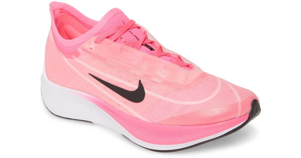 pink nike zoom fly 3