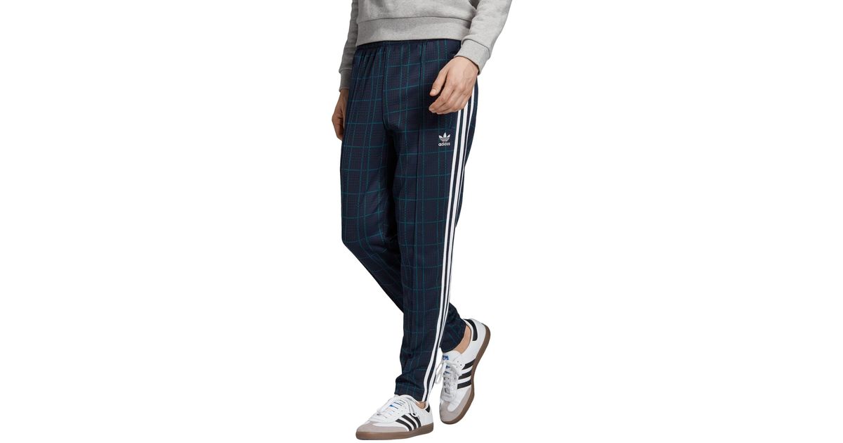 adicolor tartan track pants