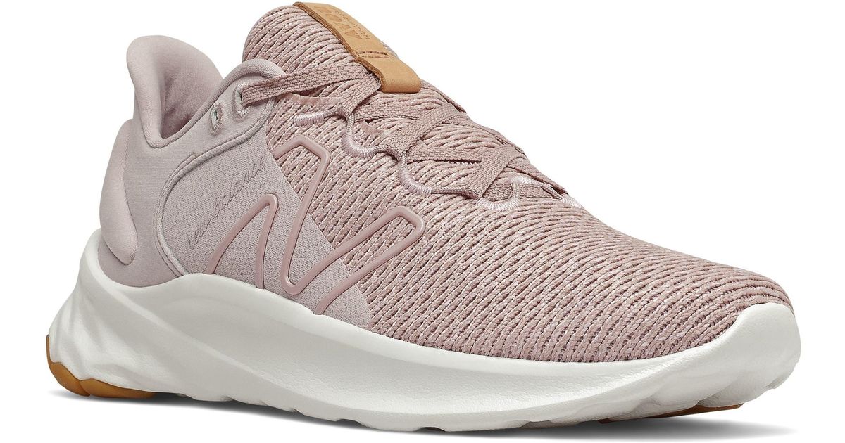 New Balance Fresh Foam Roav Knit Sneaker In Pink Lyst