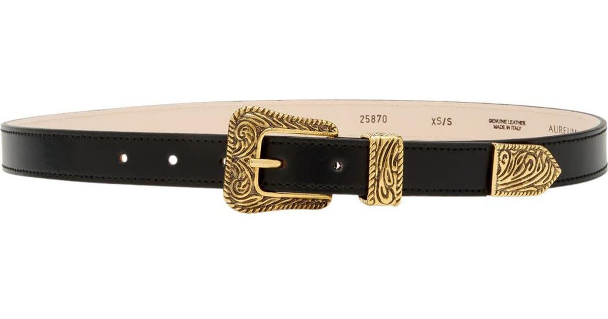 AUREUM No. 15 Leather Belt in Brown | Lyst