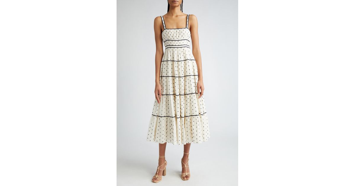 送料込/関税込■Ulla Johnson■コットンブレンド ミディドレス Ulla Johnson Olina Cotton Midi-Dress | Saks Fifth Avenue