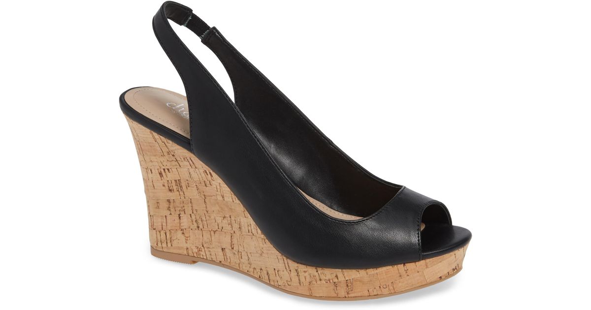 leandra slingback wedge
