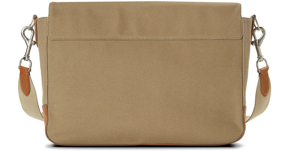 Shinola Canfield Relaxed Canvas Messenger Bag for Men | Lyst
