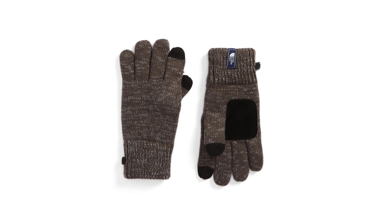 the north face etip salty dog knit tech gloves