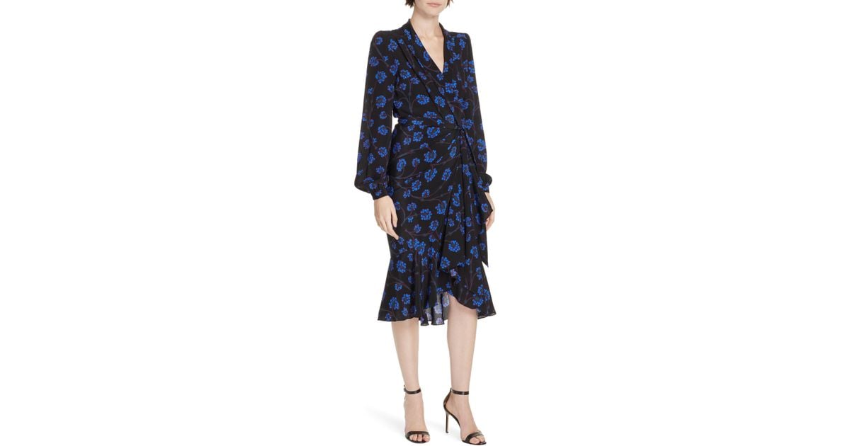 dvf jovie wrap dress