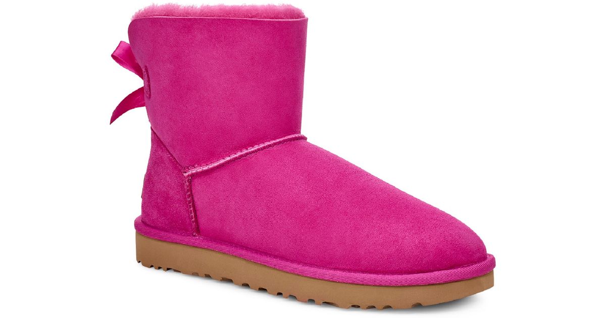 uggs with satin bow