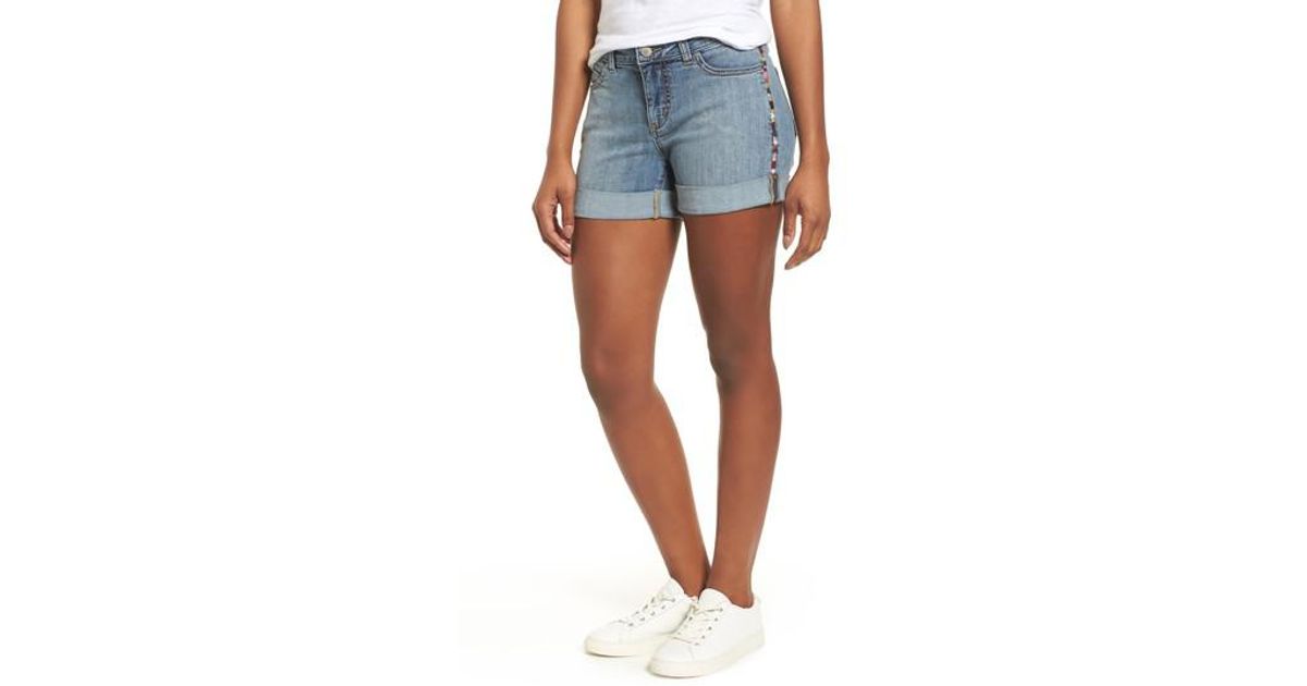 caslon denim shorts