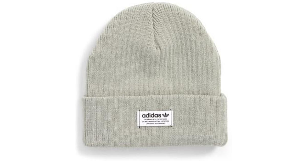 adidas green beanie
