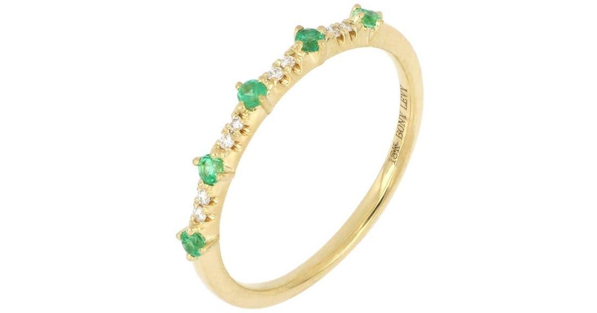 Bony Levy 18K El Mar Emerald Diamond Ring in Metallic Lyst