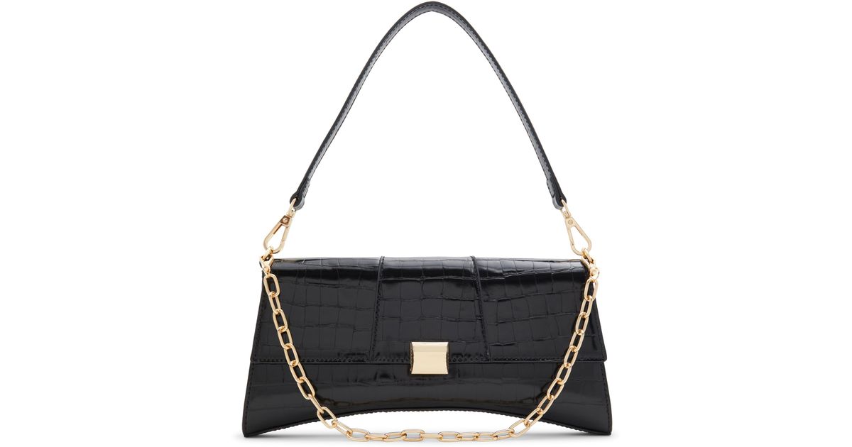 ALDO Aseelax Faux Leather Shoulder Bag in Black Lyst
