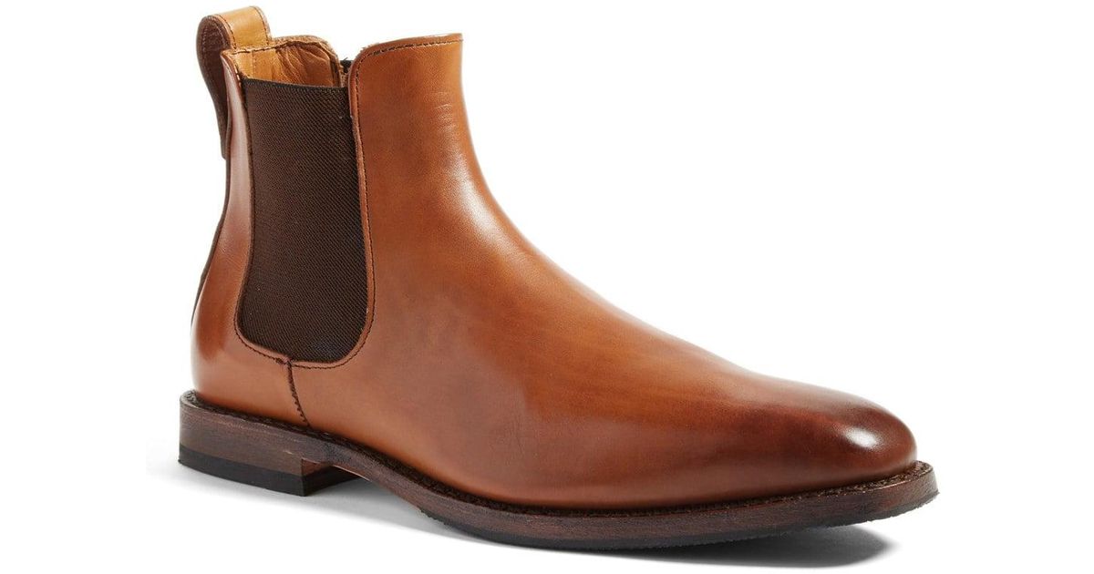 Allen Edmonds Leather Liverpool Chelsea Boot in Walnut (Brown) for Men