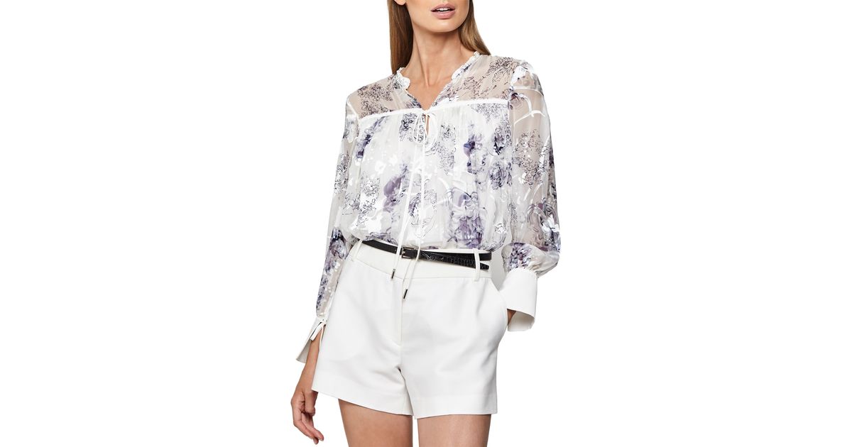 reiss burnout blouse