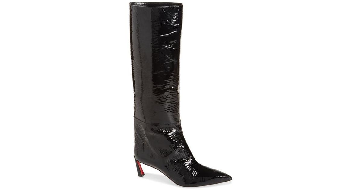 Christian Louboutin Condorocombo Pointed Toe Boot in Black | Lyst