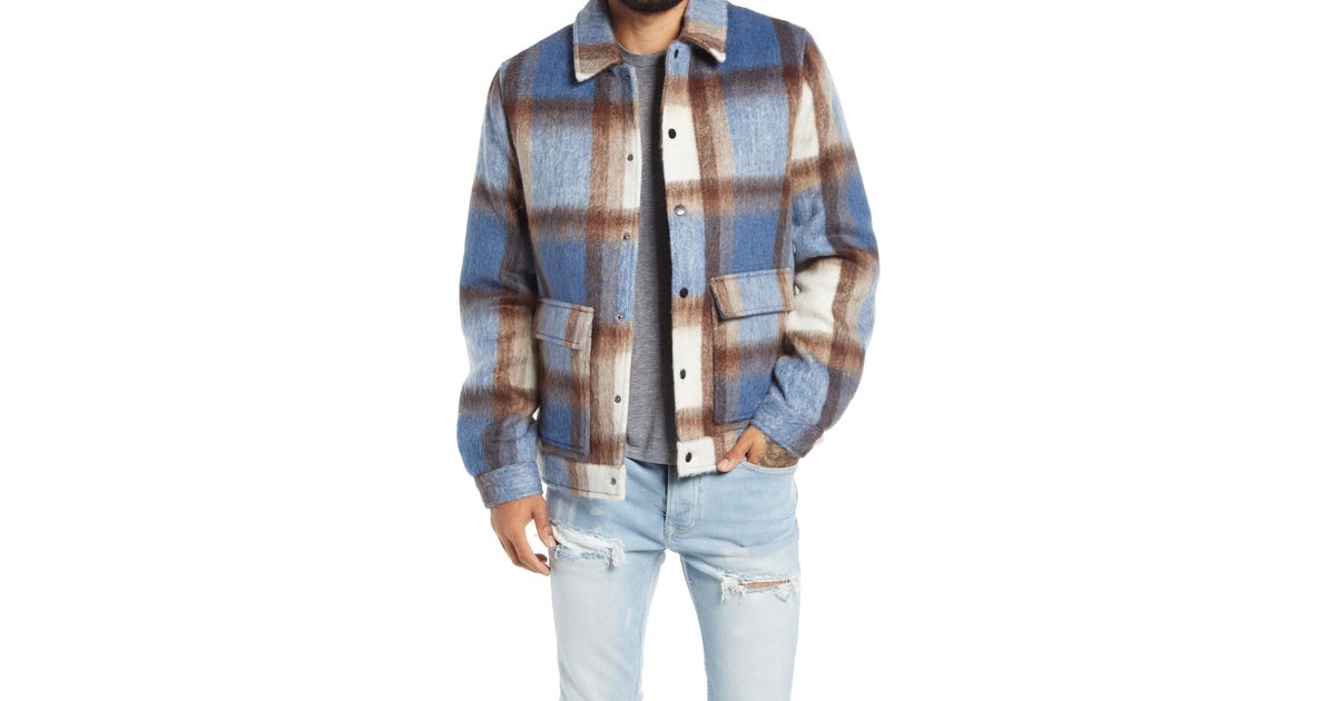 check shirt jacket mens|OFF 67 