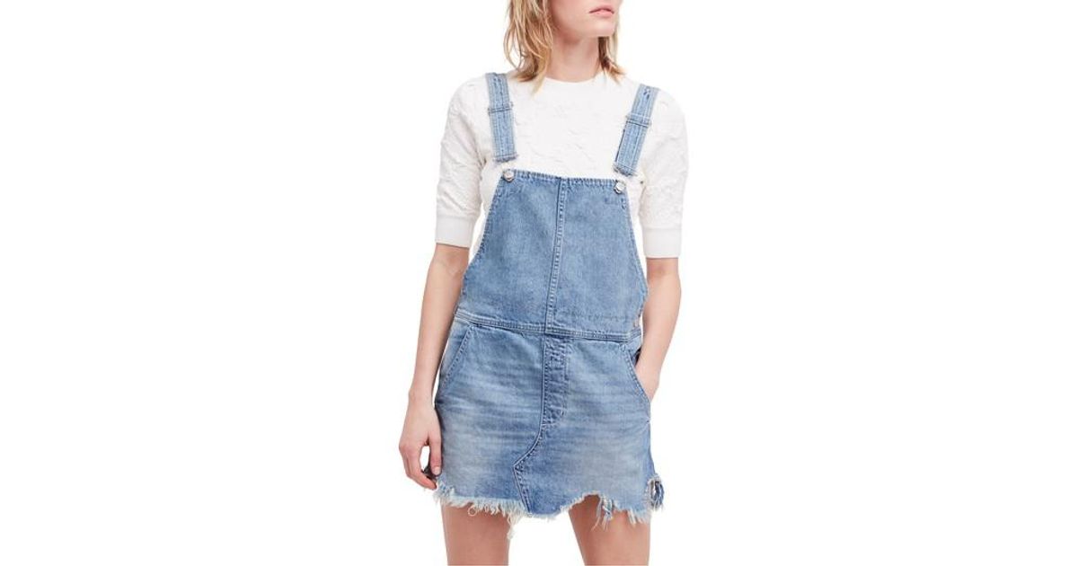 free people overall skirt