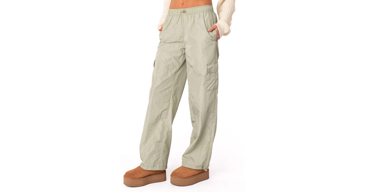 Edikted Roy Cargo Pants in Natural Lyst