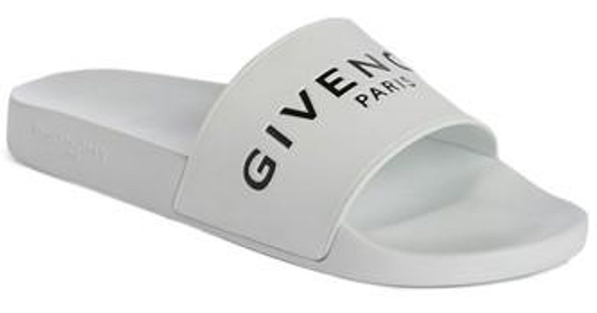 givenchy flip flops white