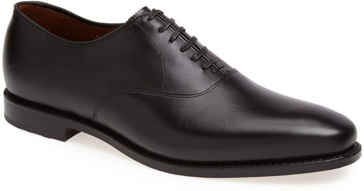 Allen Edmonds Carlyle Plain Toe Oxford in Black for Men | Lyst