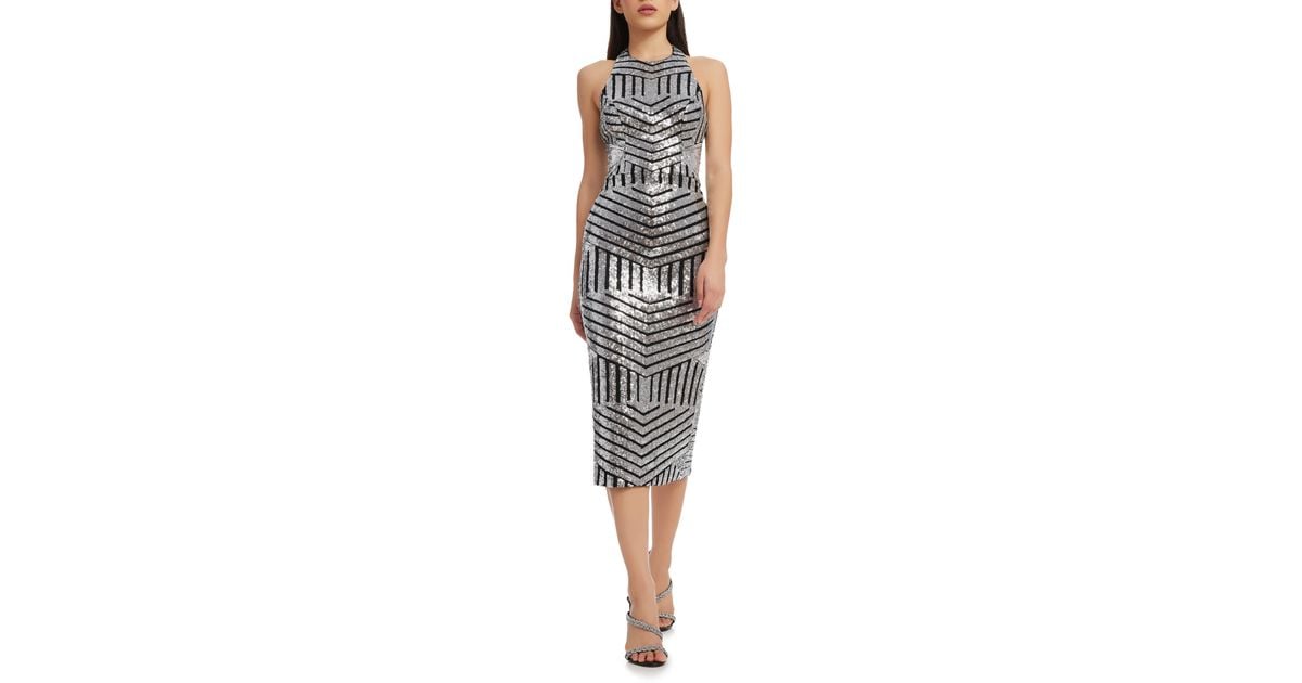 Dress the top population cleo halter