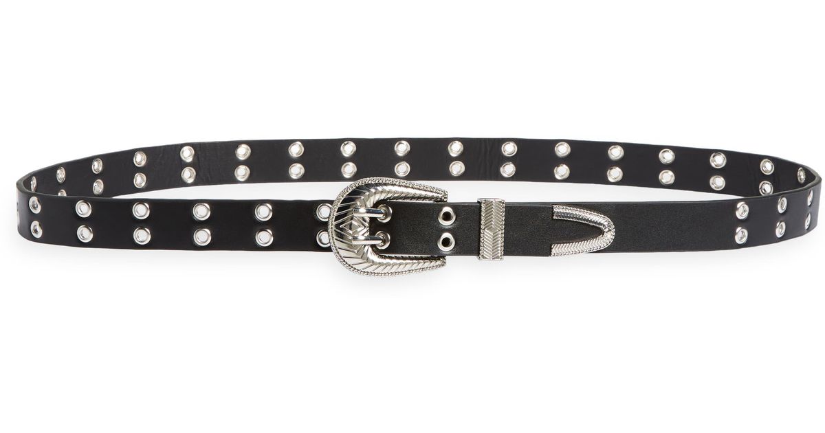 BP. Western Faux Leather Belt in Black Lyst