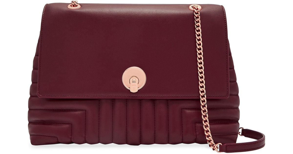 ted baker burgundy bag