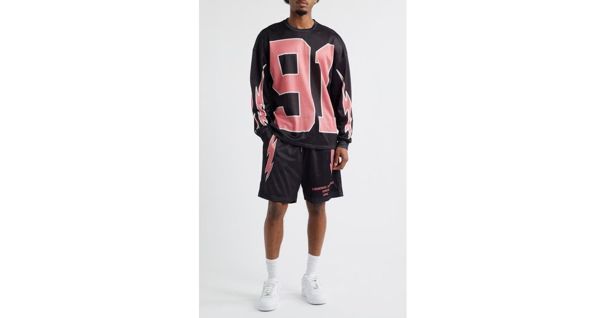 Criminal Damage 91 Mesh Long Sleeve T-Shirt for Men | Lyst