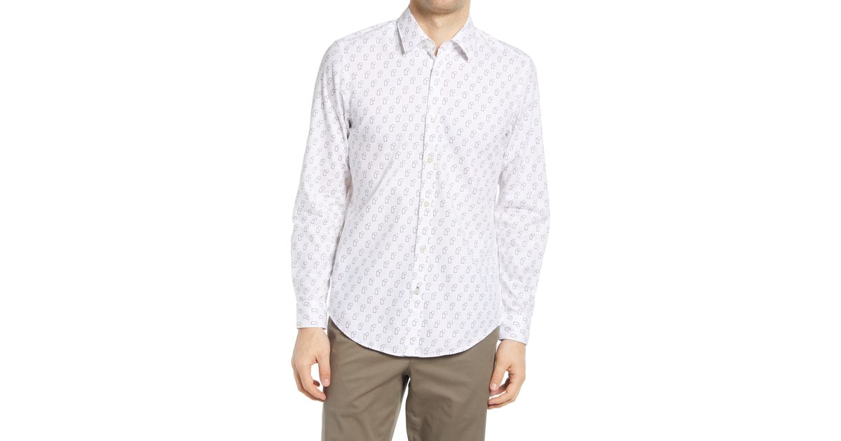 hugo boss button up shirts