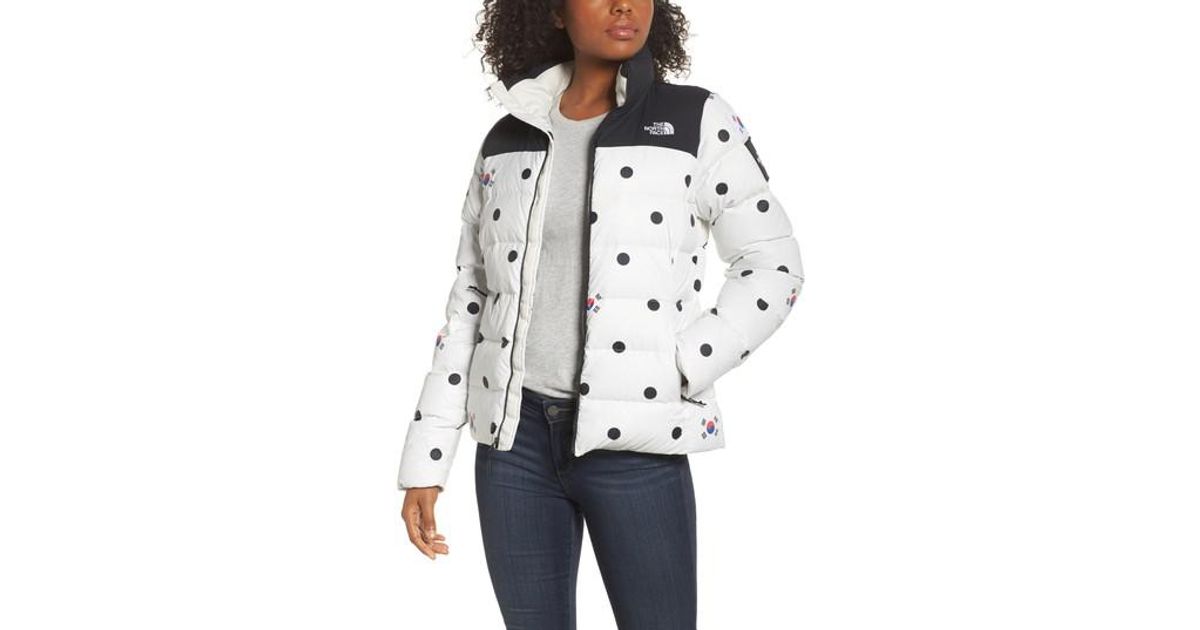 The North Face International Collection Nuptse 700 Fill Power Down Puffer Jacket In Gray Lyst