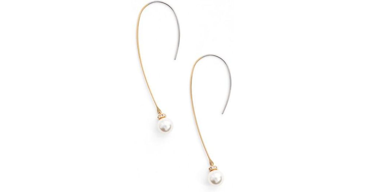 michael kors pearl earrings