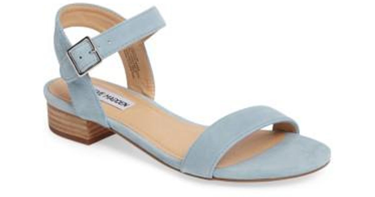 steve madden light blue sandals