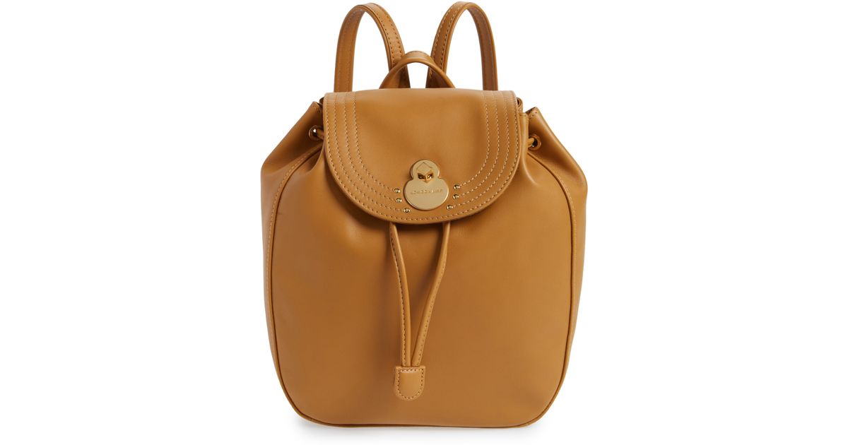 Longchamp Cavalcade Leather Backpack in 
