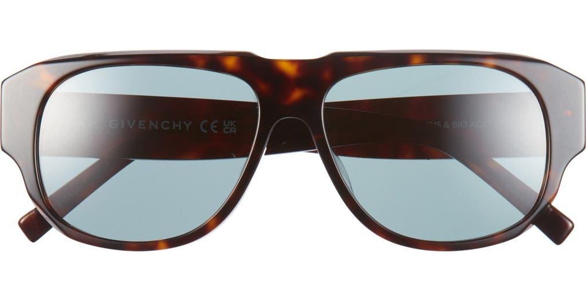 Givenchy Day 54mm Geometric Cat Eye Havana Sunglasses Givenchy GV Day 54mm Geometric Sunglasses (Women) | Nordstrom main image 4