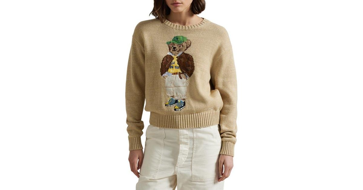 RALPH LAUREN 25S PULLOVER SWEATER WITH BEAR EMBROIDERY 260 main image 0