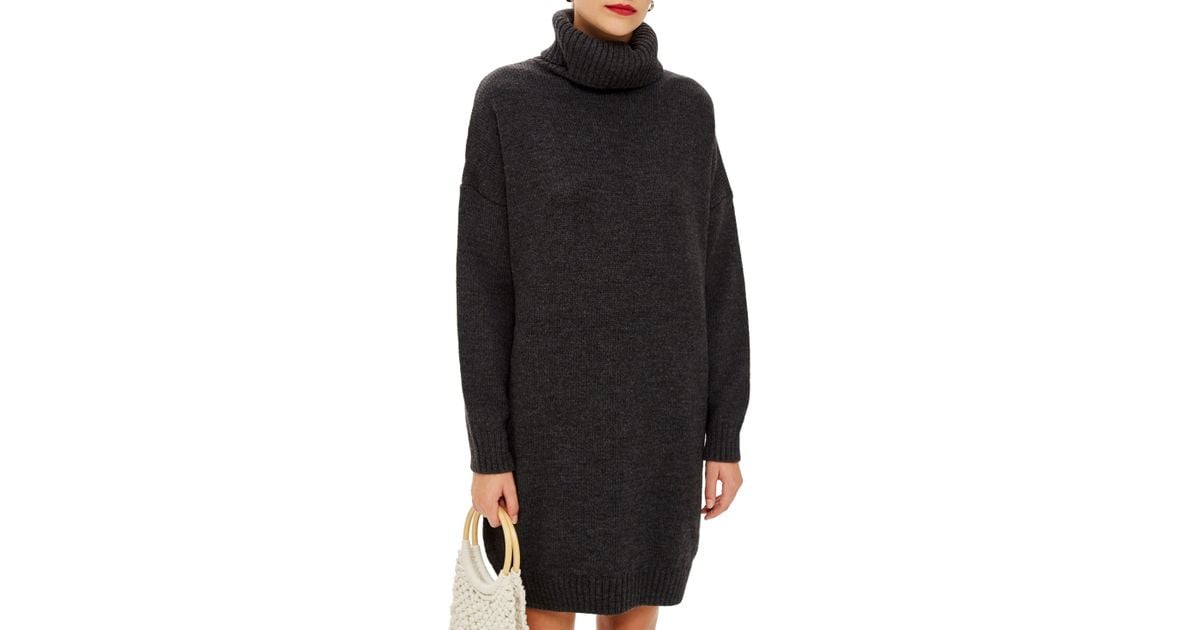 topshop turtleneck sweater dress