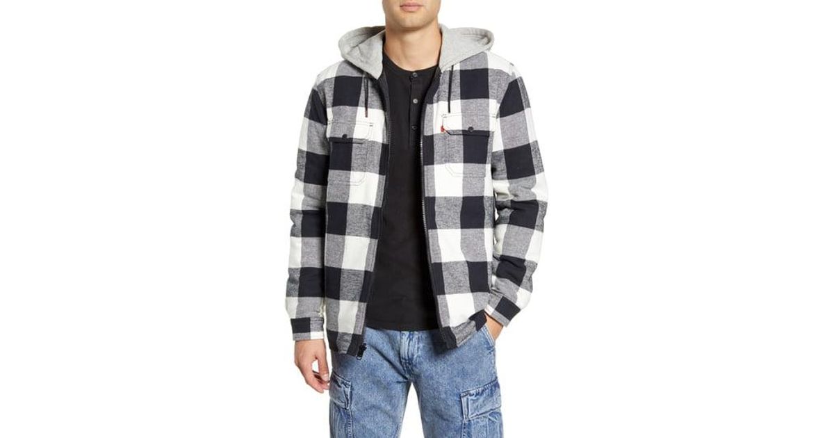 Levi's Flannel X Justin Timberlake Reversible Hooded Jacket in Black for  Men - Lyst