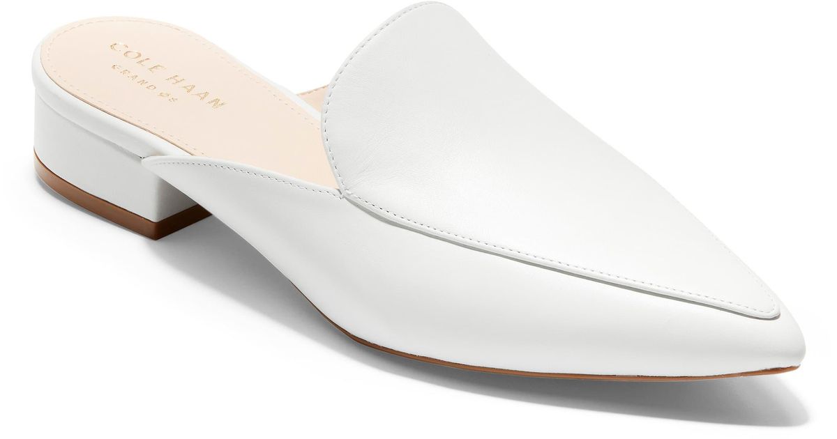 Cole Haan Piper Loafer Mule in White Lyst