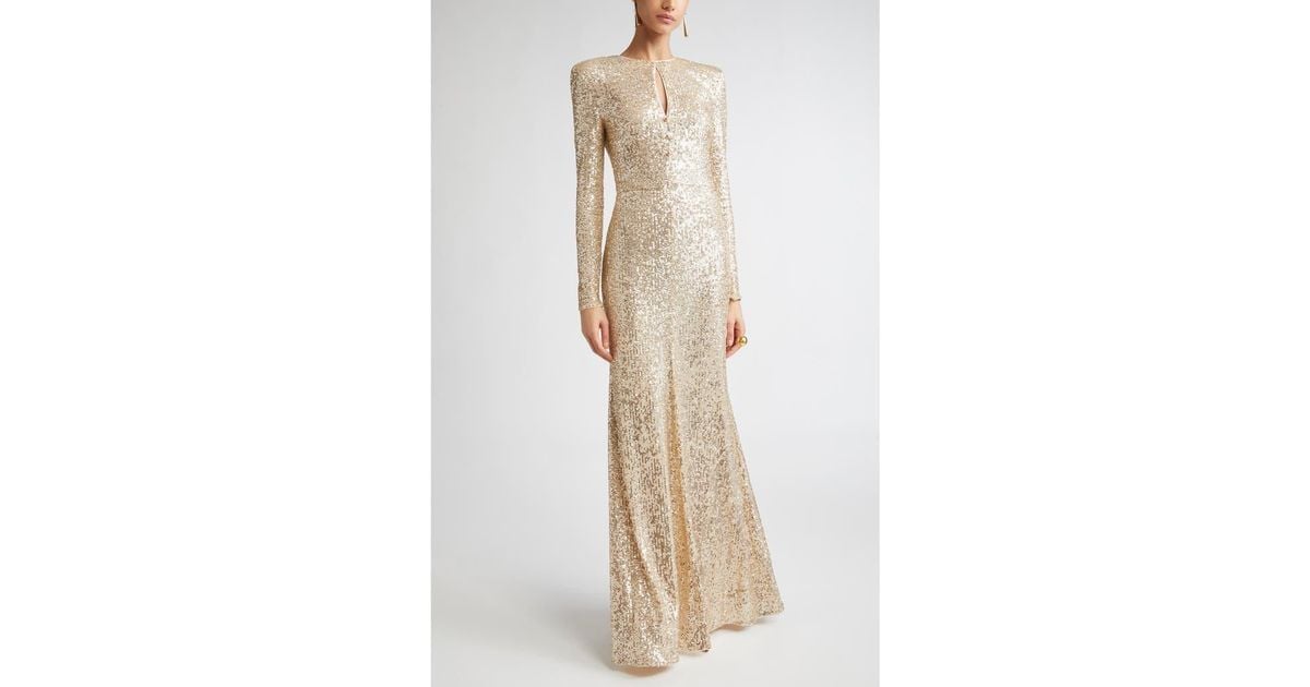 Sequin Nordstrom St John Dress John Long Sleeve Sequin Stretch