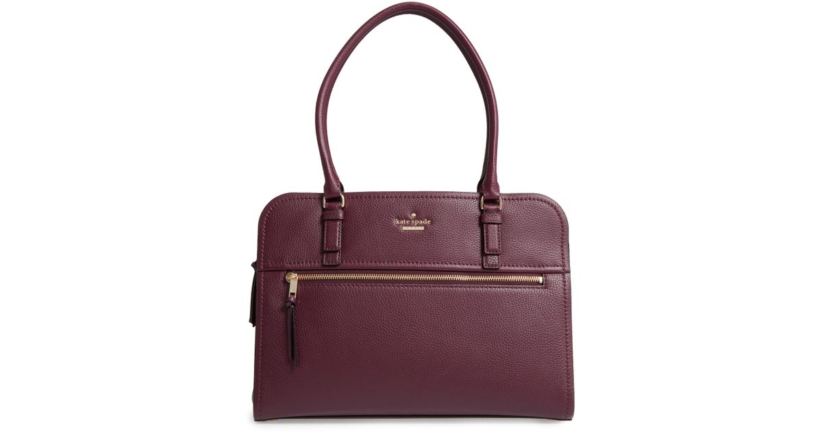 kate spade plum tote