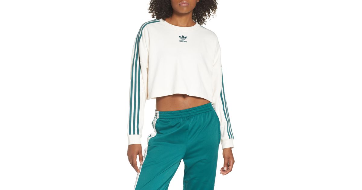 adidas adibreak cropped sweatshirt
