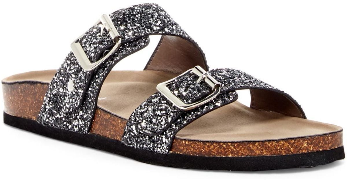 Brando Glitter Slide Sandal 