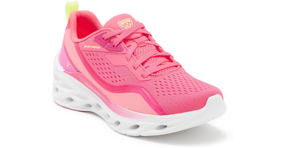Skechers Glide Step Swift Quick Flash Sneaker in Pink | Lyst
