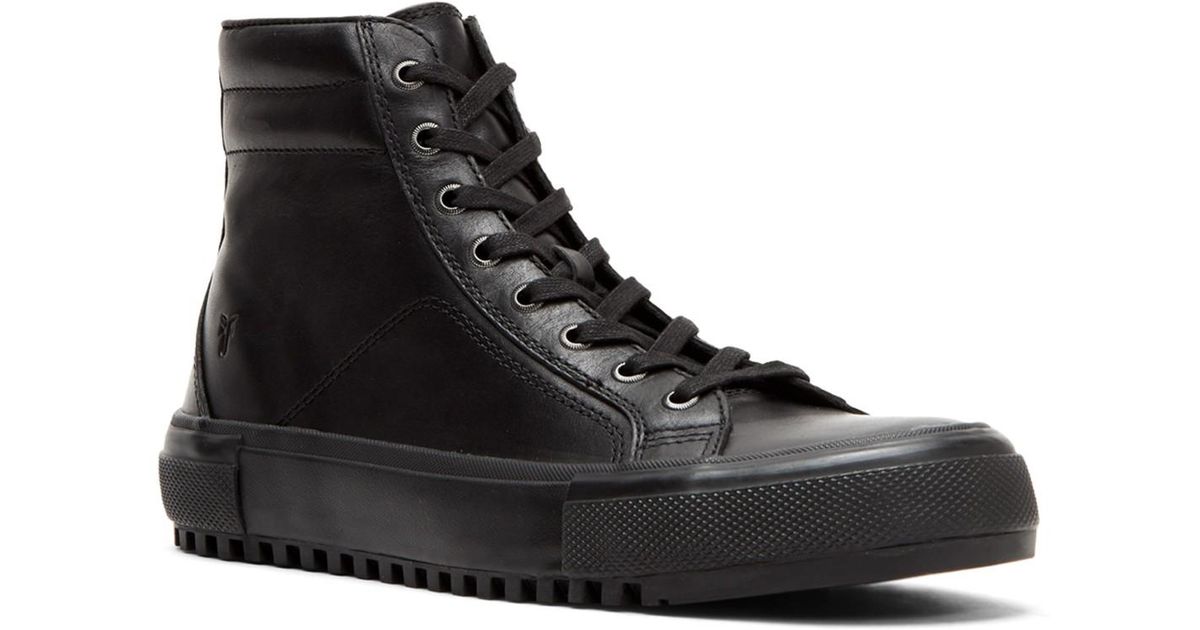 Frye Varick High Top Sneaker in Black for Men | Lyst