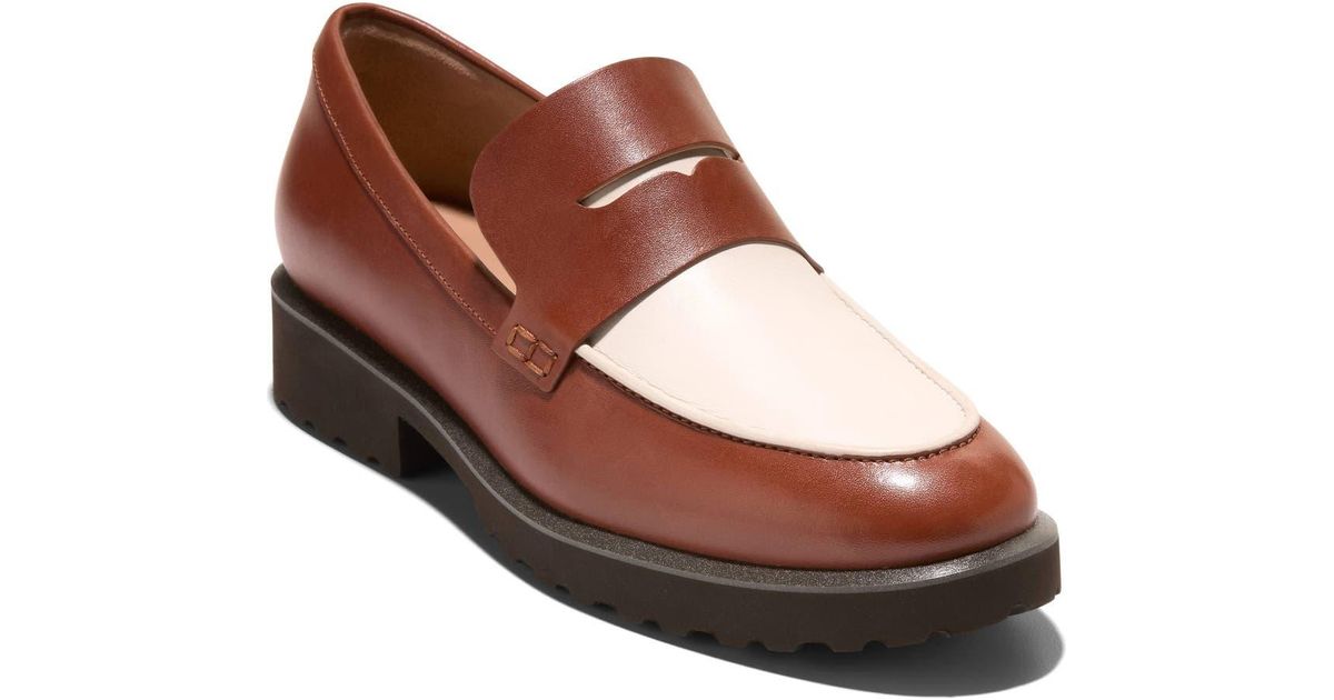 Cole Haan Gwendolyn Penny Loafer in Brown | Lyst