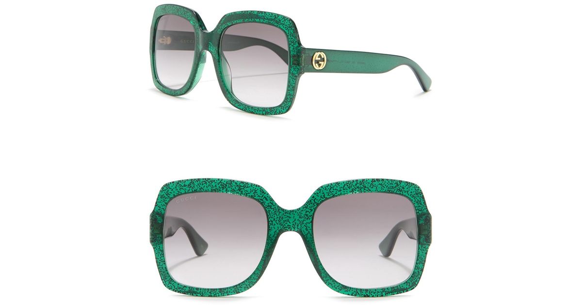 gucci square 54mm sunglasses