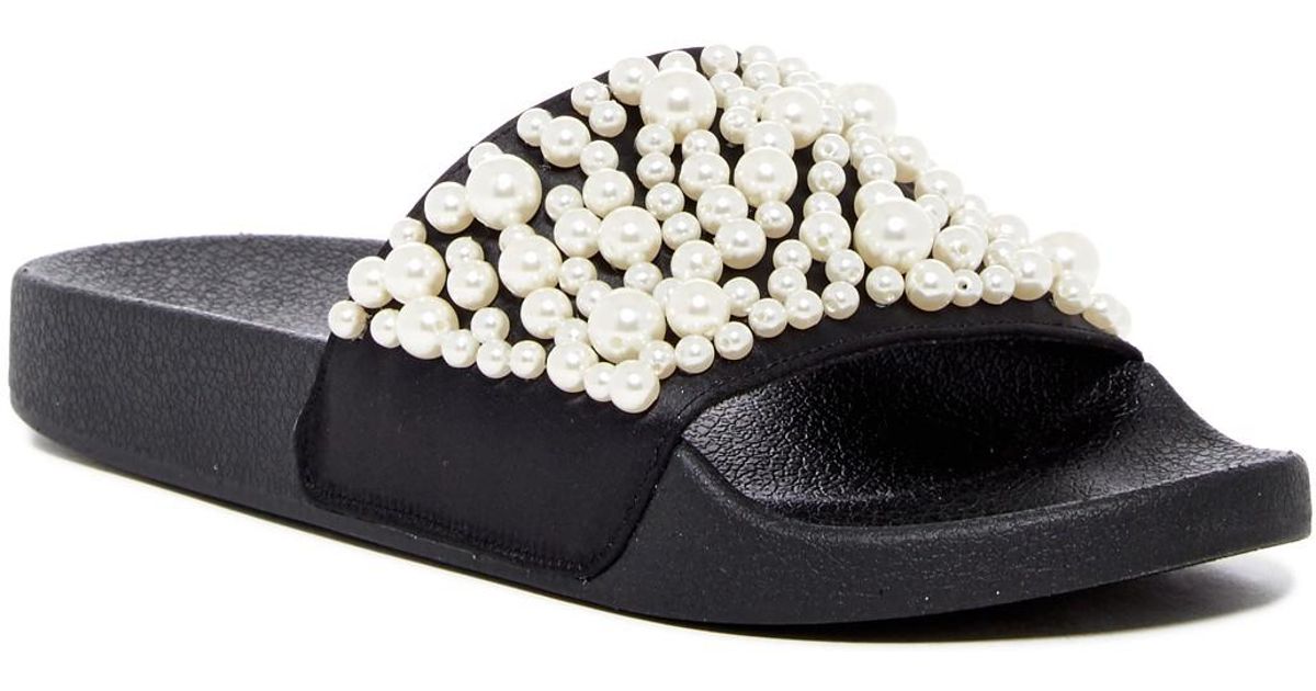 steve madden sandals with pearls